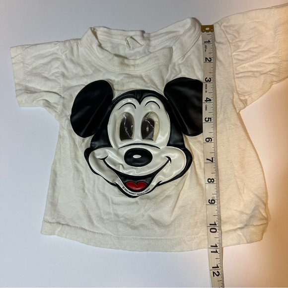 Vtg 80s Disney Lenticular Eyes Mickey Mouse T Shirt - Picture 5 of 6